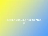 北師大版高中英語(yǔ)必修第一冊(cè)Unit1LifeChoicesLesson3作業(yè)課件
