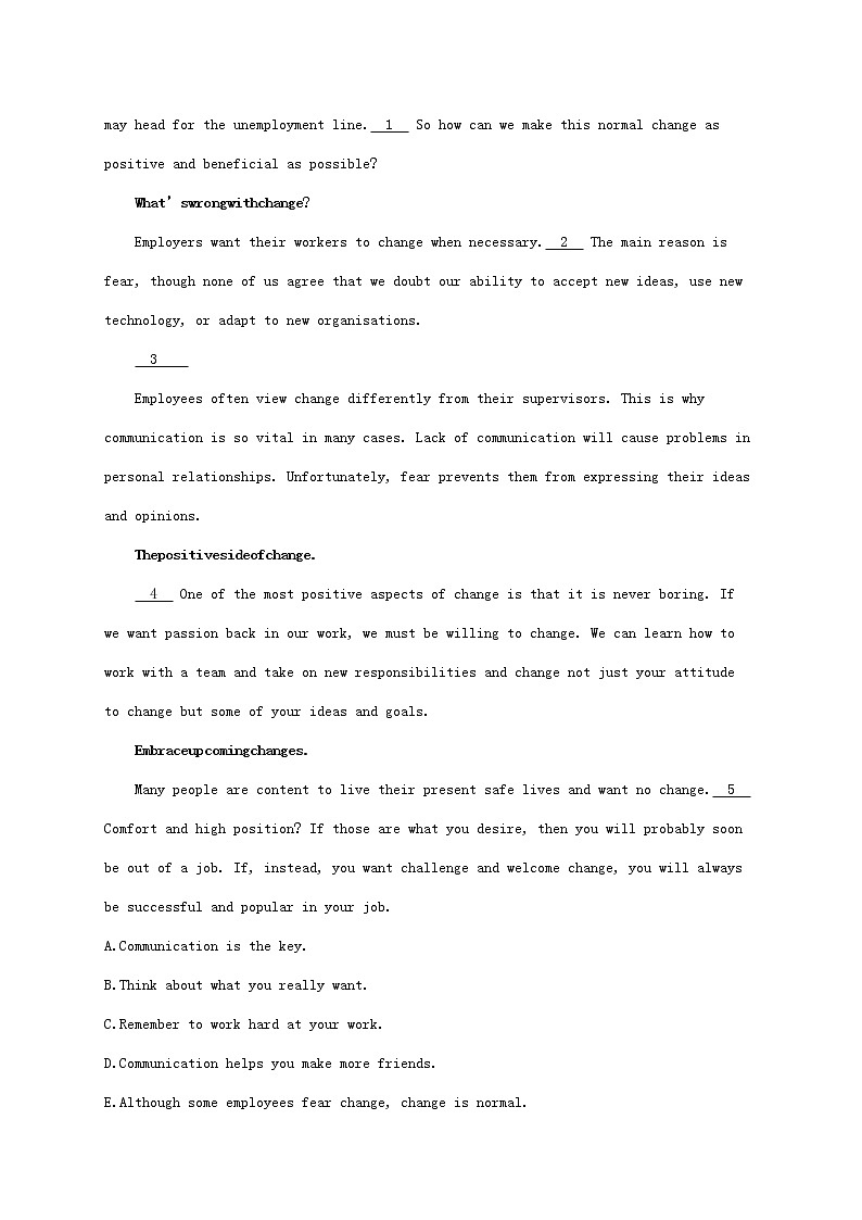 福建专版2022年新教材高考英语一轮复习考点规范练8TheValueofMoney金钱的价值含解析新人教版第3页