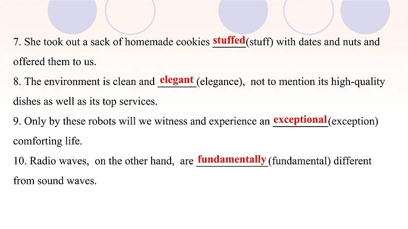 浙江专用新人教版高中英语选择性必修2Unit3FoodandCulture单元素养提升课件第3页