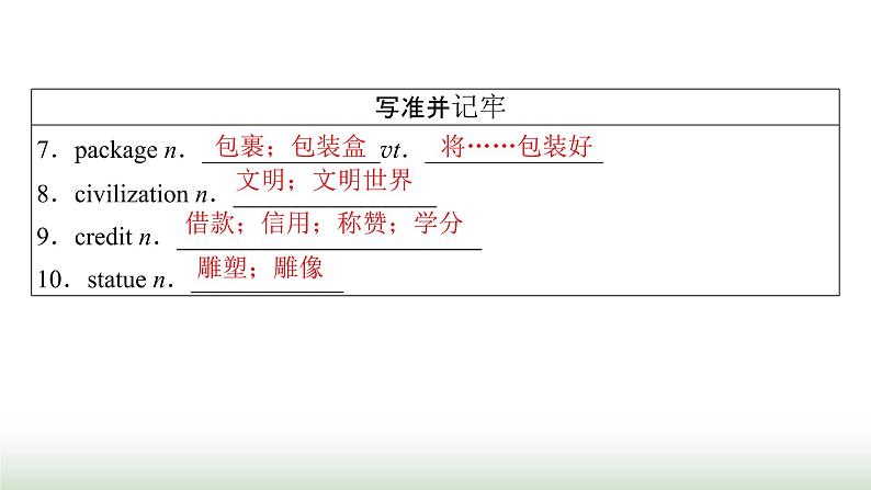 新高考英语一轮总复习Unit 2 travelling around课件新人教版必修第一册第8页