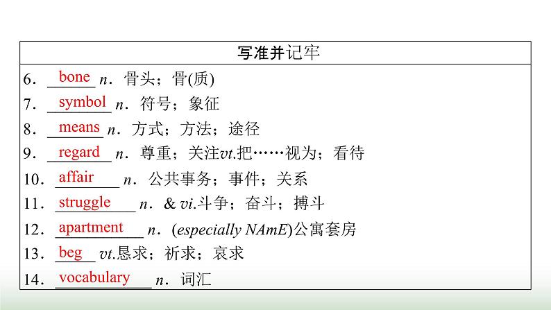 新高考英语一轮总复习Unit 5 languages around the world课件新人教版必修第一册05