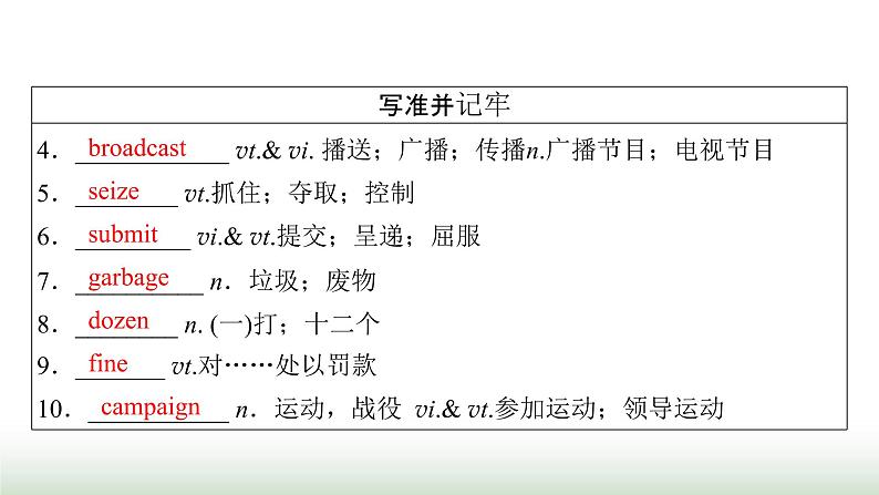 新高考英语一轮总复习Unit 3 environmental protection课件新人教版选择性必修第三册05