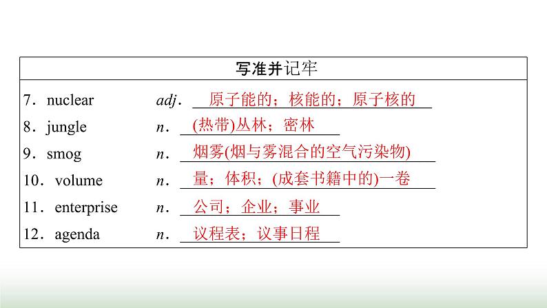 新高考英语一轮总复习Unit 3 environmental protection课件新人教版选择性必修第三册07