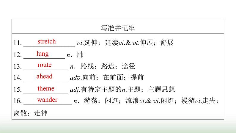 新高考英语一轮总复习Unit 3 fascinating parks课件新人教版选择性必修第一册06