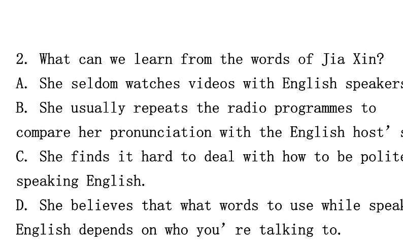 2021—2022学年高中英语人教版必修第一册同步教学课件Unit5 languages around the world reading for writing05