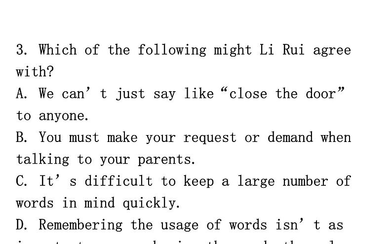 2021—2022学年高中英语人教版必修第一册同步教学课件Unit5 languages around the world reading for writing06