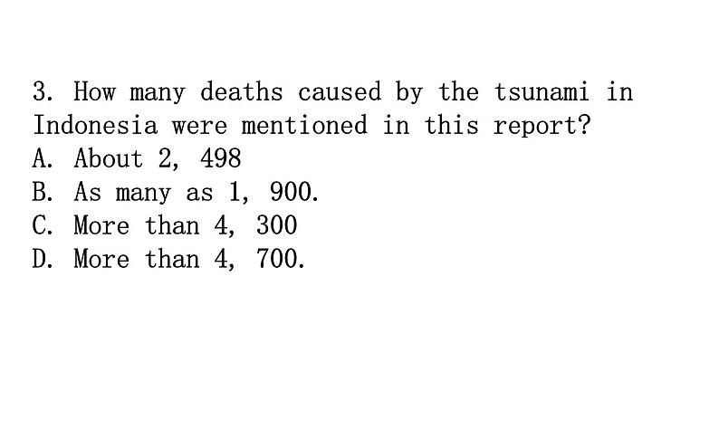 2021—2022学年高中英语人教版必修第一册同步教学课件Unit4 natural disasters reading for writing第6页