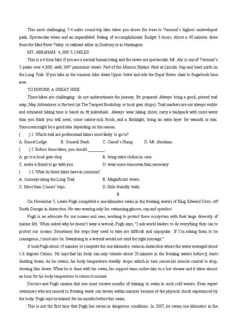 江苏省如皋市2021-2022学年高二第二学期期末考试英语试题（含答案）03