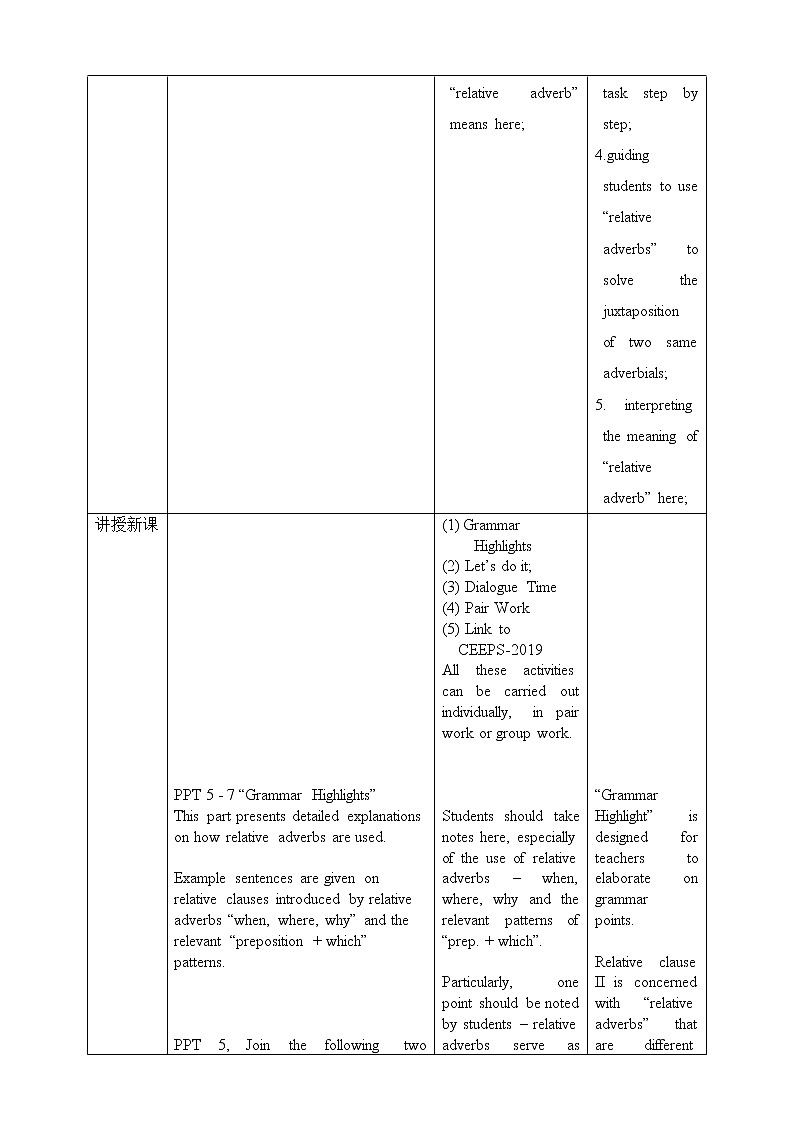 上外版2020高中英语必修二unit 2 animals period 3教案第2页