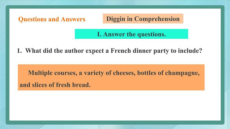 上外版2020高中英语必修二Unit 3 food Period 2  Digging in课件05