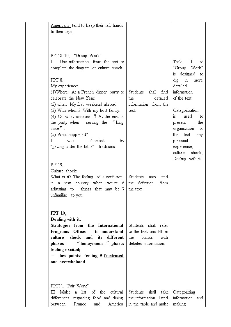 上外版2020高中英语必修二Unit 3 food Period 2  Digging in 教案03