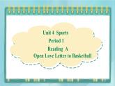 上外版2020高中英语必修二unit 4 sports period 1课件
