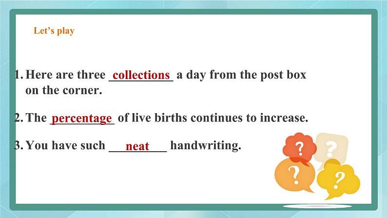 人教版新课标高中英语必修三 Unit 3 Period 5 Listening and Talking&Assessing Your Progress&Project课件08