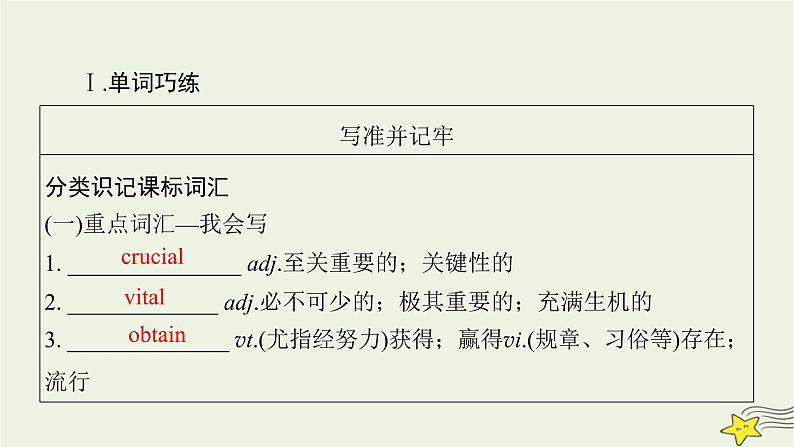 （新高考）2023版高考英语一轮总复习 Unit 1 people of achievement课件 新人教版选择性必修第一册04