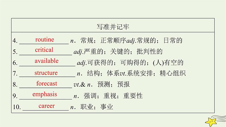 （新高考）2023版高考英语一轮总复习 Unit 2 looking into the future课件 新人教版选择性必修第一册第5页