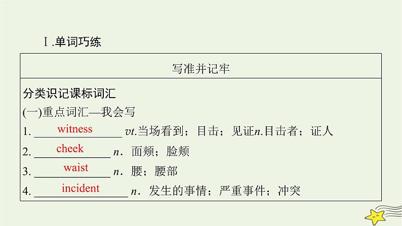 （新高考）2023版高考英语一轮总复习 Unit 4 body language课件 新人教版选择性必修第一册04