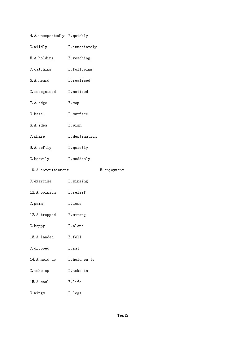 2022年高考英语二轮复习专题三完形填空文体分类练三__夹叙夹议文含解析02