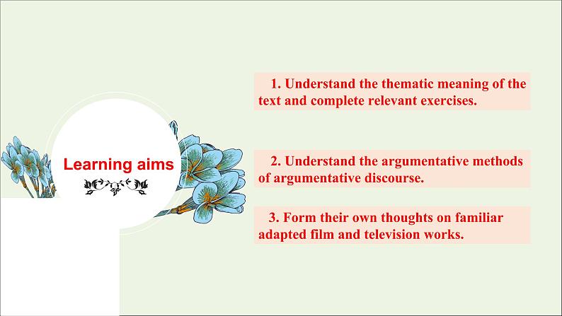 20212022版新教材高中英语Unit4StageandscreenPeriod3developingideas课件外研版必修第二册02