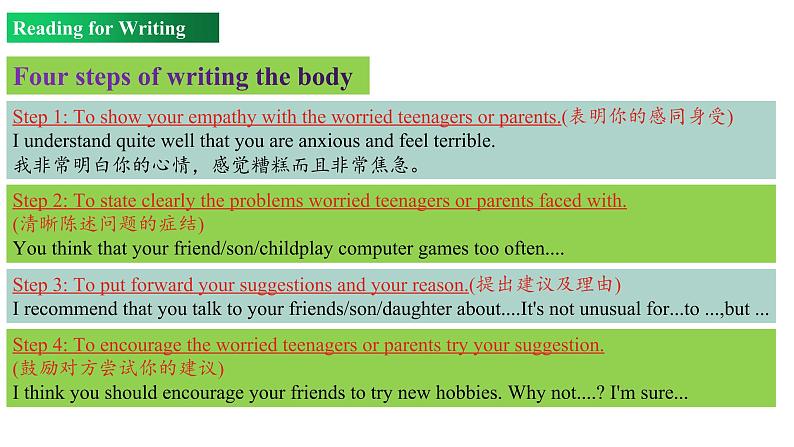 Unit 1 Period 4 Reading for writing（课件）-2022-2023学年上学期高一英语同步教学备课件（人教版新教材必修第一册）第8页