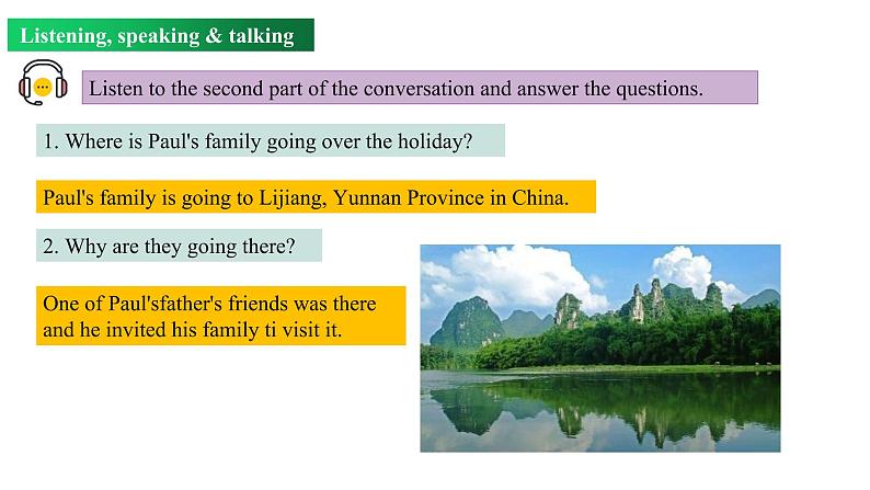 Unit 2 Period 1 Listening and speaking（课件）-2022-2023学年上学期高一英语同步教学备课件（人教版新教材必修第一册）第8页