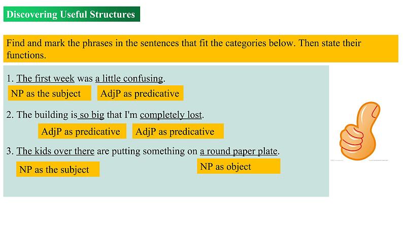 Unit 1 Period 3 Discovering useful structures（课件）-2022-2023学年上学期高一英语同步教学备课件（人教版新教材必修第一册）(共29张PPT)第8页