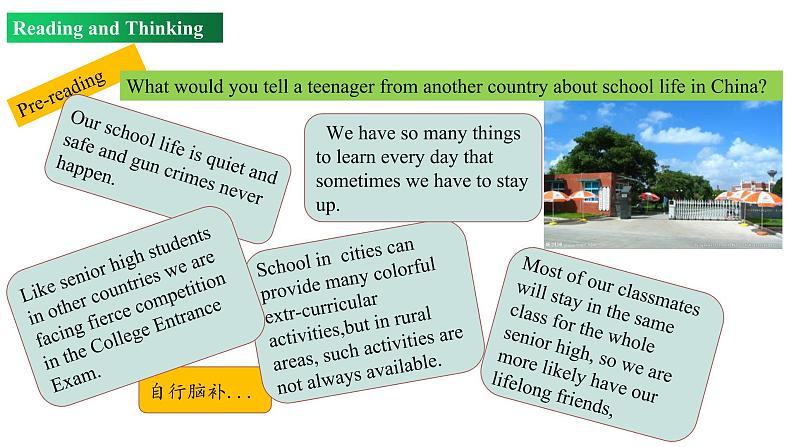 Unit 1 Period 2 Reading and thinking（课件）-2022-2023学年上学期高一英语同步教学备课件（人教版新教材必修第一册）05