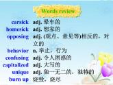 外研版（2019） 必修第一册 Unit 2 Exploring English  Review of words and expressions P106-108课件PPT（共11张）