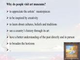 牛津譯林版 選擇性必修第一冊Unit 3 The Art of Painting Reading 1, 課件