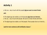 外研版必修一Unit 4 Friends forever Using language PPT