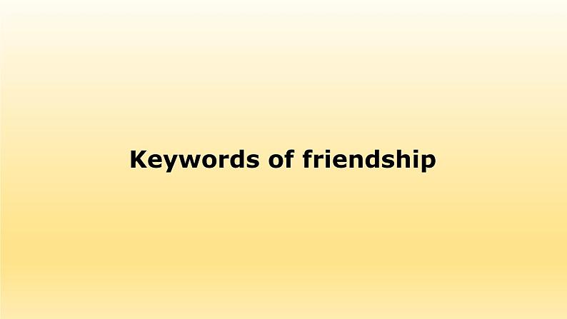 外研版必修一Unit 4 Friends forever Using language PPT06