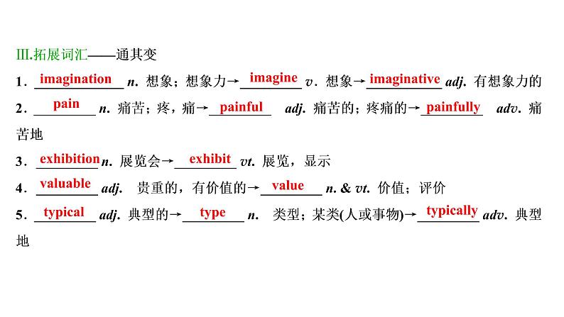 高考英语一轮复习unit 6 design课件第7页