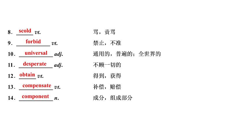 高考英语一轮复习unit 17 laughter课件第7页