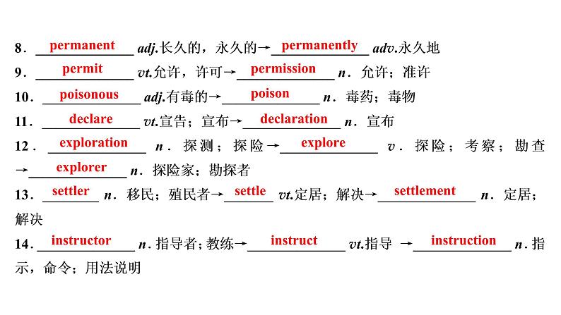 高考英语一轮复习unit 20 new frontiers课件第8页