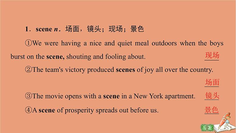 牛津译林版高中英语必修第二册unit1 lights camera action教学知识细解码课件04