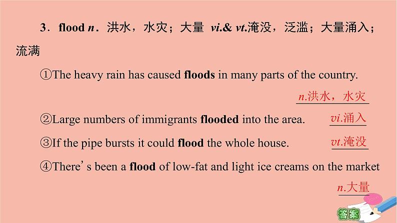 牛津译林版高中英语必修第三册unit2 natural disasters教学知识细解码课件06