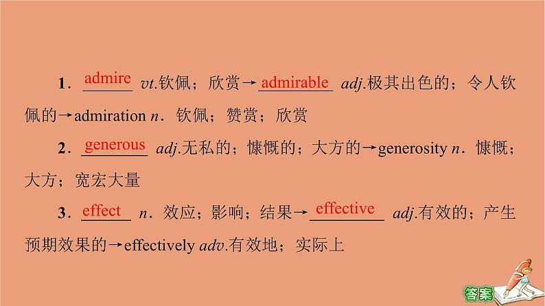 北师大版高中英语必修第二册unit6 the admirable sectionⅰ教学知识细解码课件第2页