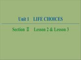 北师大版高中英语必修第一册unit 1 life choices sectionⅱlesson2 and lesson3课件