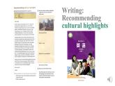 高中英语 选必B4 Unit3 The world meets China Presenting ideas P6 Recommending cultural highlights——课件