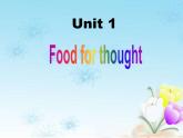 外研版必修二Unit1Food for thougWords and expressions PPT