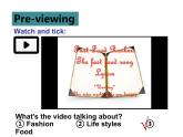 外研版必修二Unit1Food for thoughtStarting out P1 PPT