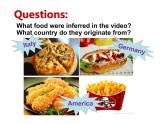 外研版必修二Unit1Food for thoughtStarting out P1 PPT