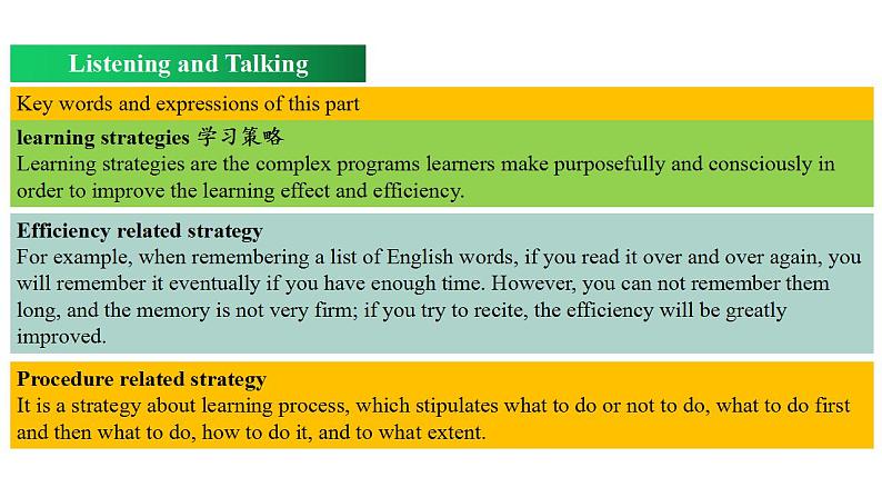 Welcome Unit Period 1 Listening and talking（课件）-2020-2021学年上学期高一英语同步精品课堂（人教版新教材必修第一册）(共13张PPT)05