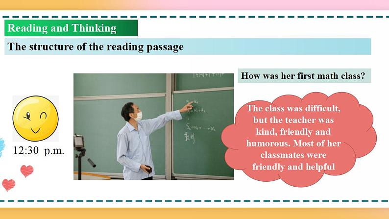 Welcome Unit Period 2 Reading and thinking（课件）-2020-2021学年上学期高一英语同步精品课堂（人教版新教材必修第一册）(共29张PPT)08