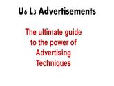 Unit 6 Lesson 3 The Advertising Game 課件 含大量經(jīng)典有趣廣告語(yǔ)
