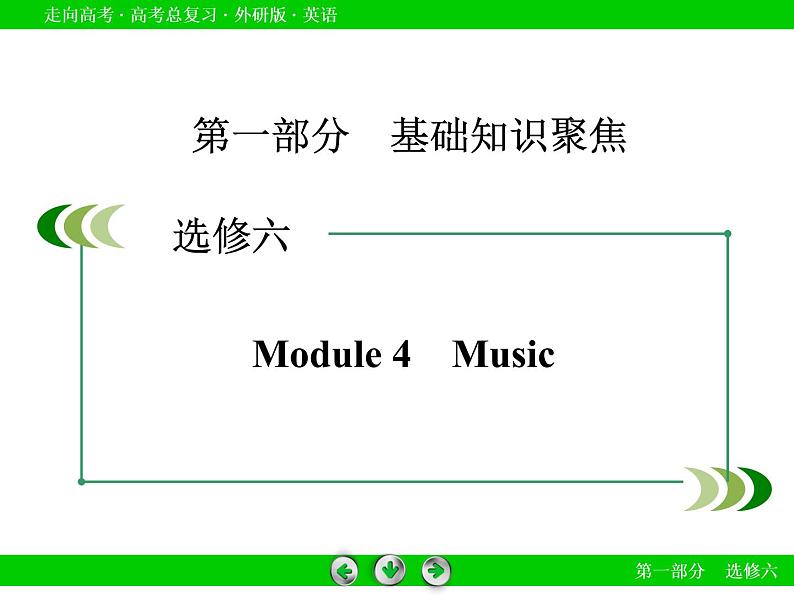 外研版高三英语一轮选修6 Module 4复习课件第2页