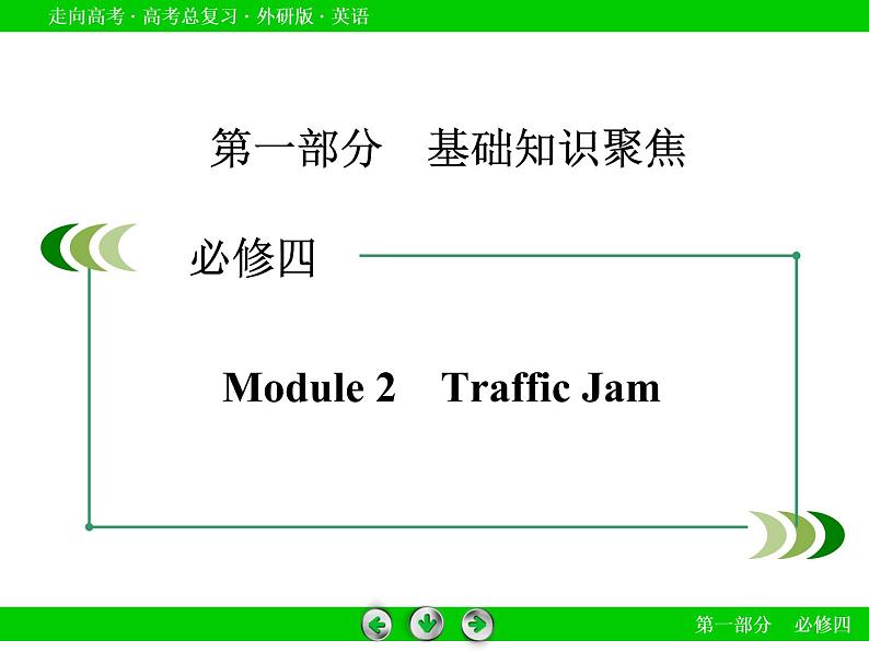 外研版高三英语一轮必修4 Module 2复习课件第2页