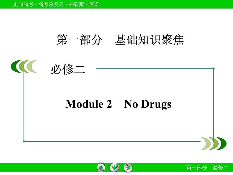 外研版高三英语一轮必修2 Module 2复习课件02