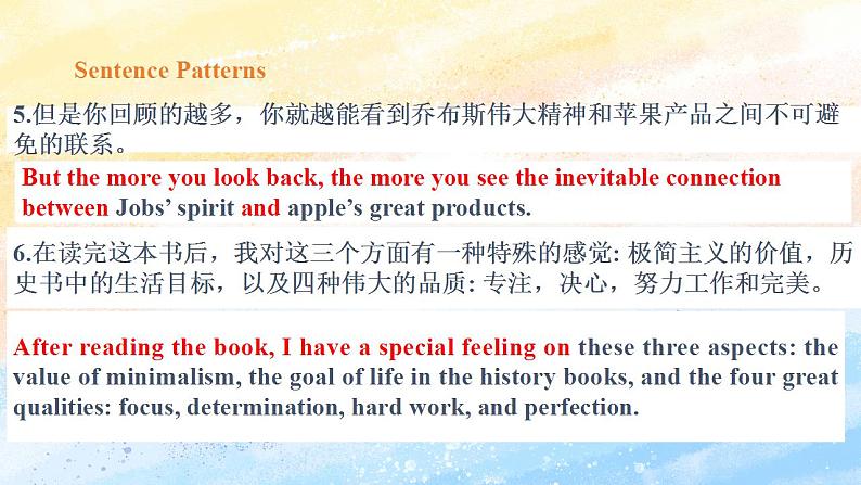 人教版 2019 高中选择性必修1英语 Unit1 People of achievement Period 6 Assessing your progress 课件+教案08