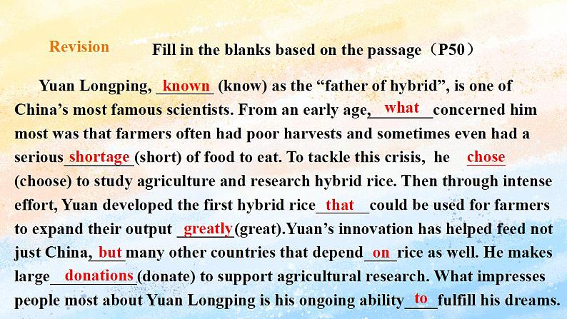 人教版 2019 高中选择性必修1英语 Unit5 Working the land Period 2 Build up your vocabulary 课件+教案02