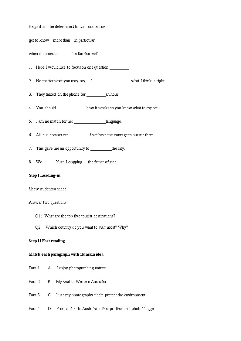 外研版必修二Unit 5On the roadUnderstanding ideas 导学案（2）02